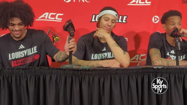 Louisville Cardinals MBB Clark, White & Traynor on WIN vs New Mexico State