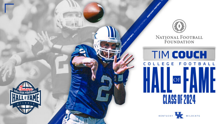 UK’s Tim Couch Elected to the College Football Hall of Fame