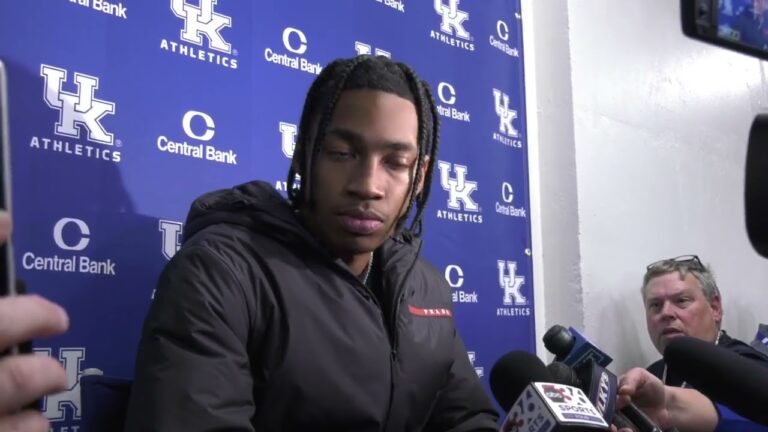 Kentucky Wildcats MBB Rob Dillingham on LOSS to Tennessee