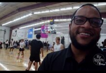 Coach Andre Johnson at Cam Jackson Showcase 2024