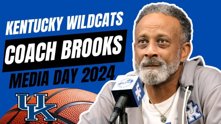 Kentucky Wildcats WBB Coach Kenny Brooks – Media Day 2024