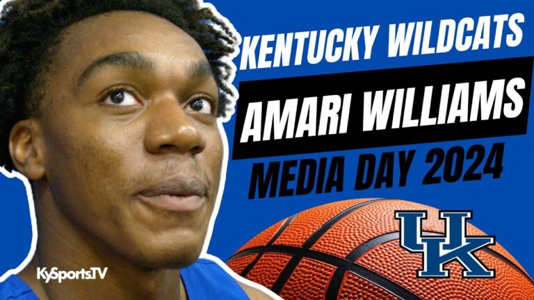 Kentucky Wildcats Basketball Amari Williams – Media Day 2024