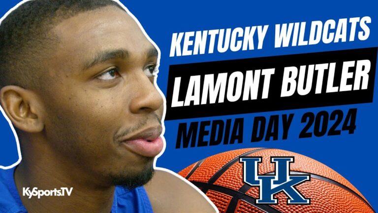 Kentucky Wildcats Basketball Lamont Butler – Media Day 2024