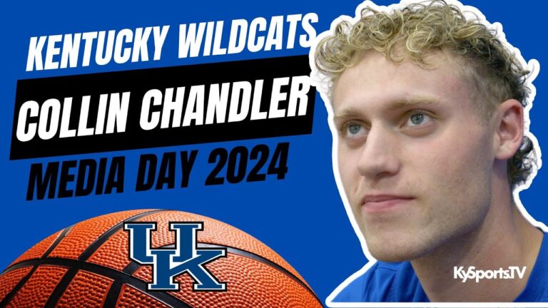 Kentucky Wildcats Basketball Collin Chandler – Media Day 2024