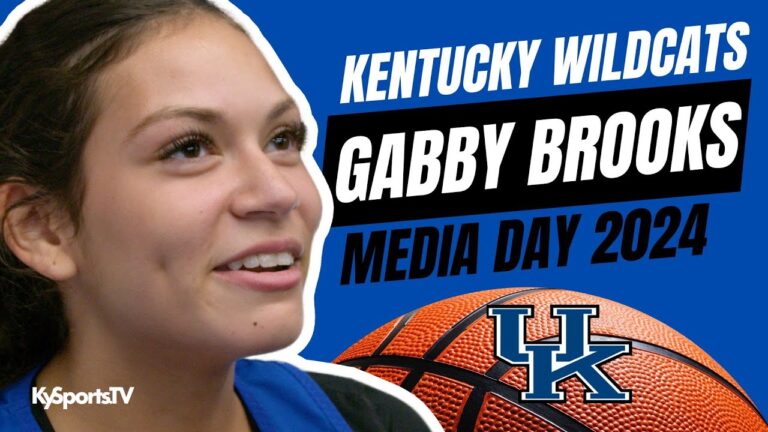 Kentucky Wildcats Womens Basketball Gabby Brooks – Media Day 2024