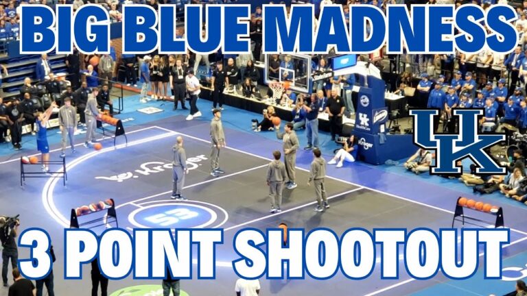 Kentucky Wildcats Basketball Big Blue Madness 3 Point Shootout Final Round