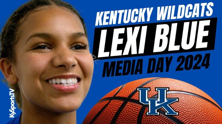 Kentucky Wildcats WBB Lexi Blue – Media Day 2024