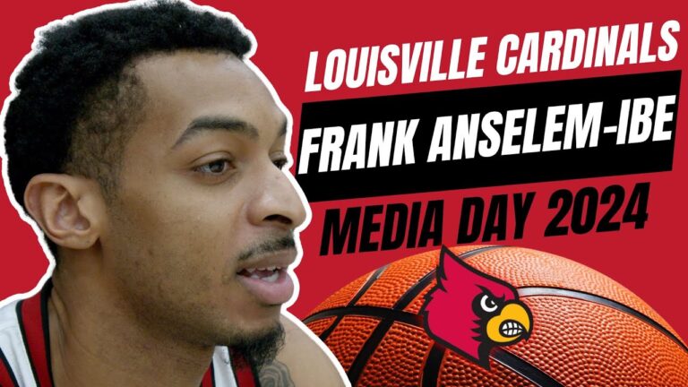 Louisville Cardinals Basketball Frank Anselem-Ibe – Media Day 2024