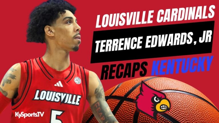 Louisville Cardinals Basketball Terrence Edwards Jr Recaps Rivalry Game vs #5 Kentucky