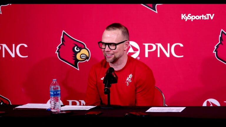 Louisville Cardinals Basketball Coach Pat Kelsey Recaps WIN vs North Carolina