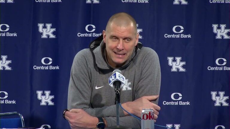 Kentucky Wildcats Basketball Coach Mark Pope Previews Florida