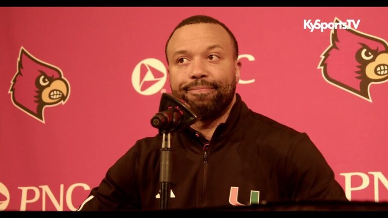 Miami Hurricanes Basketball Coach Bill Courtney Recaps LOSS To Louisville