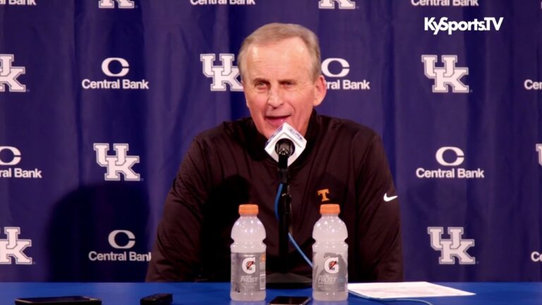 Tennessee Volunteers Basketball Coach Rick Barnes Recaps LOSS to Kentucky