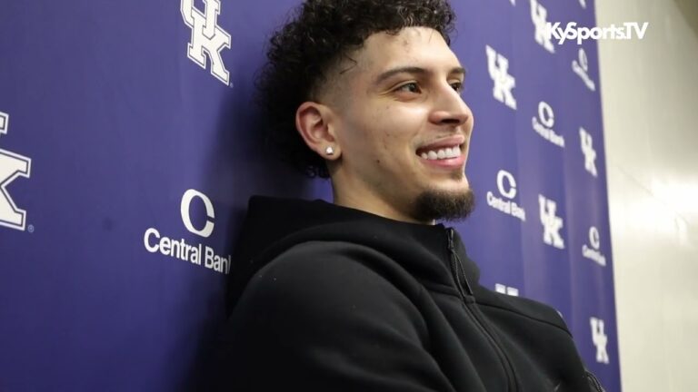 Kentucky Wildcats Basketball Koby Brea Recaps WIN vs Tennessee