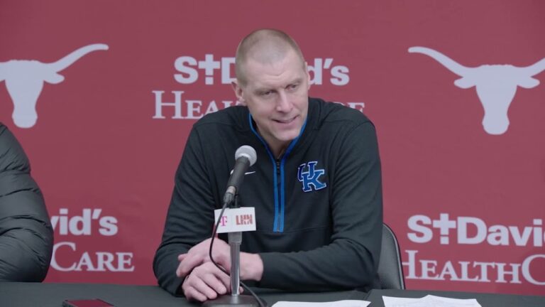 Kentucky Wildcats Basketball Coach Pope, Noah, Williams Recap LOSS to Texas