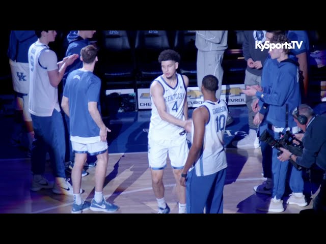 Kentucky Wildcats Basketball Starting Five vs #5 Tennessee