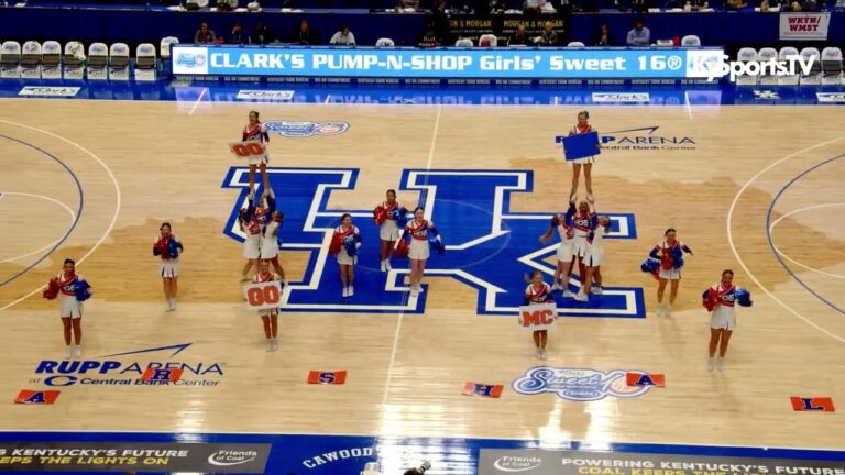 Marshall County Cheer Performs at 2025 Girls Sweet 16