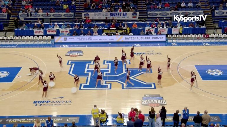 Ashland Blazer Cheer Performs at 2025 Boys Sweet 16