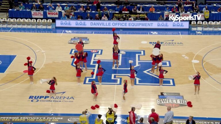 Calloway County Cheer Performs For 2025 Boys Sweet 16