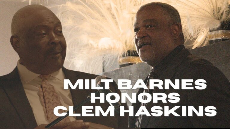 Milt Barnes Honors Clem Haskins at Juneteenth Gala 2025