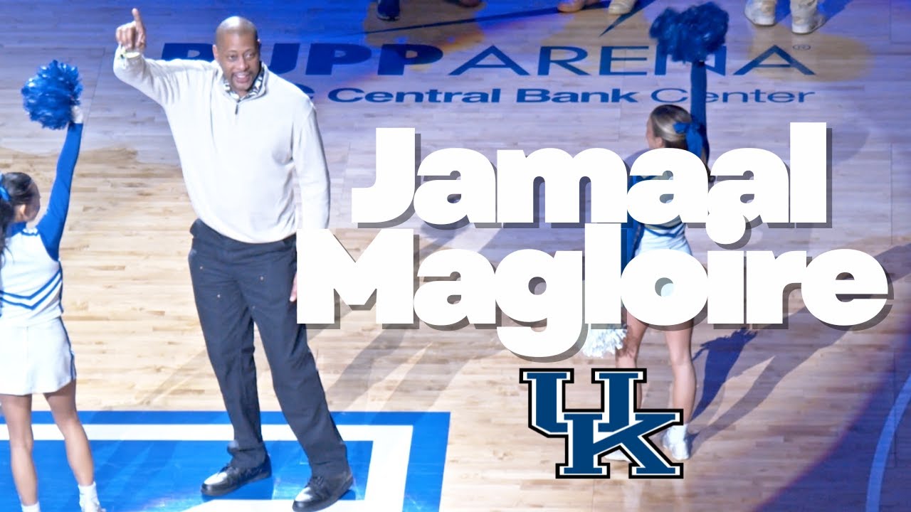 Jamaal Magloire in the House For the Kentucky Wildcats Basketball Bellarmine Game