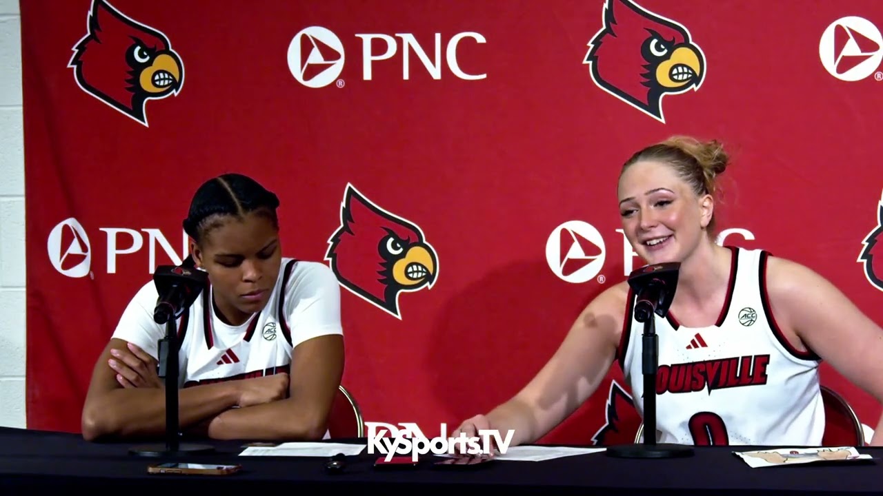 Louisville Cardinals WBB Laura Ziegler & Mackenly Randolph Recap WIN vs Virginia Tech
