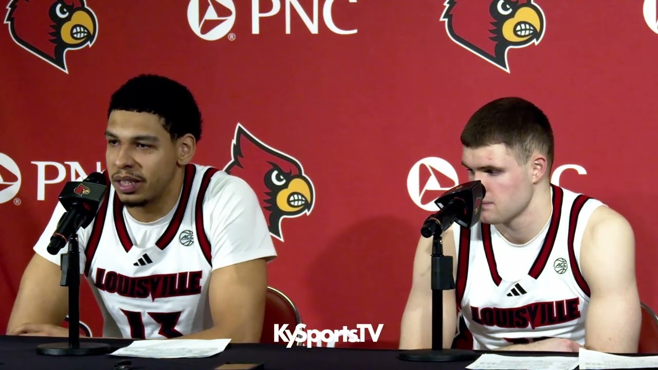 Louisville Cardinals Sananda Fru & Isaac McKneely Recap WIN vs Notre Dame