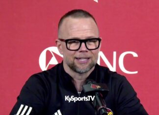 Louisville Cardinals Basketball Coach Kelsey Recaps WIN vs Georgia Tech