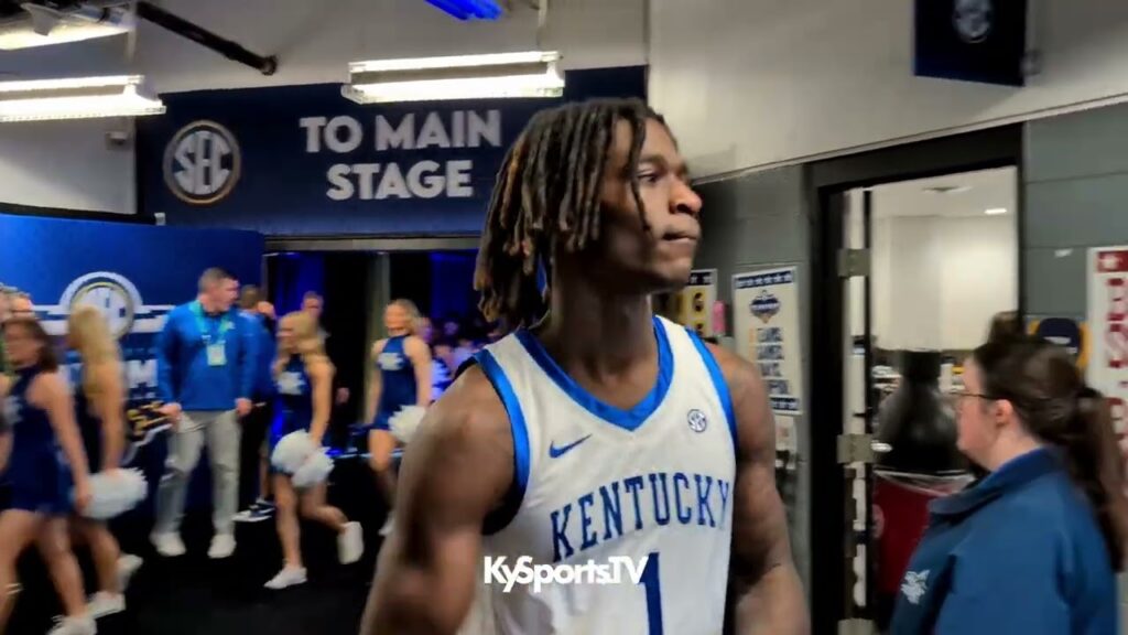 Kentucky Wildcats basketball squad comes out after win vs LSU in SEC Tournament Opener