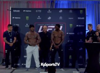 LFA 235 Louisville, KY Weigh Ins & Face Offs