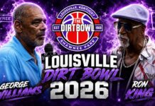 Louisville Dirt Bowl 2026 – George Williams with Former Kentucky Mr Basketball Ron King