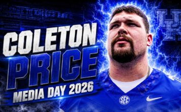 Kentucky Wildcats Football OL Coleton Price – Media Day 2026