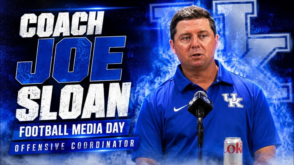 Kentucky Wildcats Football OC Coach Joe Sloan - Media Day 2026