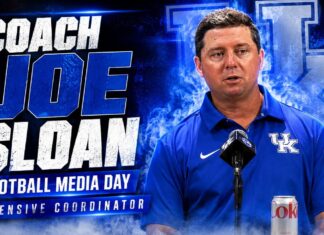 Kentucky Wildcats Football OC Coach Joe Sloan – Media Day 2026