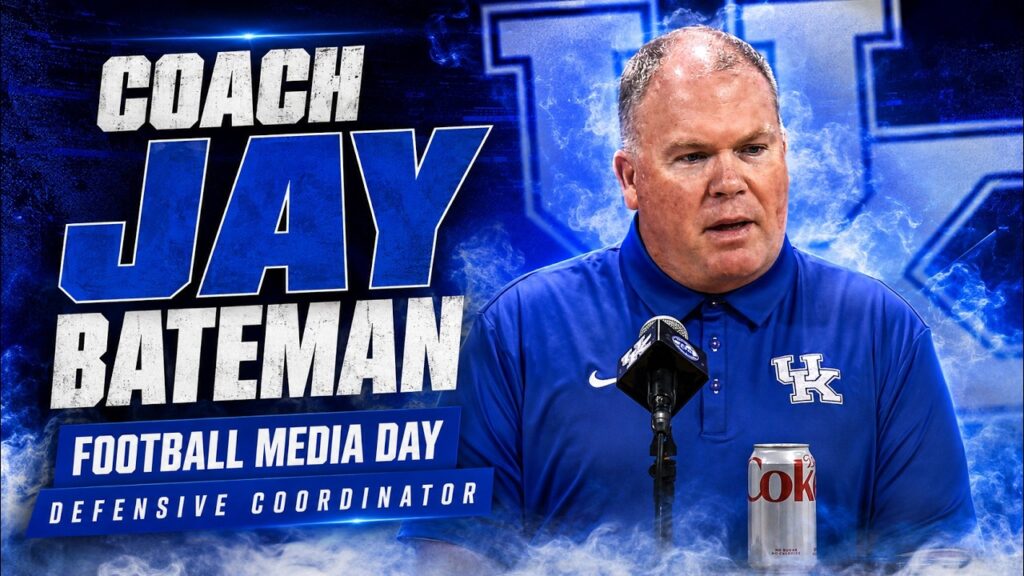 Kentucky Wildcats Football DC Coach Jay Bateman - Media Day 2026
