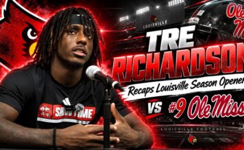 Louisville Cardinals Football WR Tre Richardson Recaps Ole Miss Season Opener