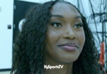 Louisville Cardinals women’s basketball Grace Mbugua – Media Day 2026