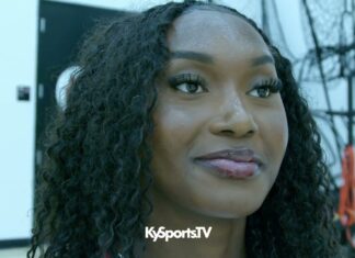 Louisville Cardinals women’s basketball Grace Mbugua – Media Day 2026